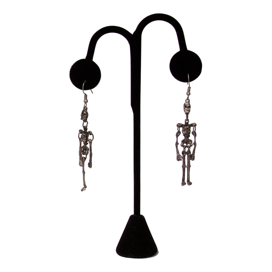 Black Single Earring Display Tear Drop Shape 6 1/4"H