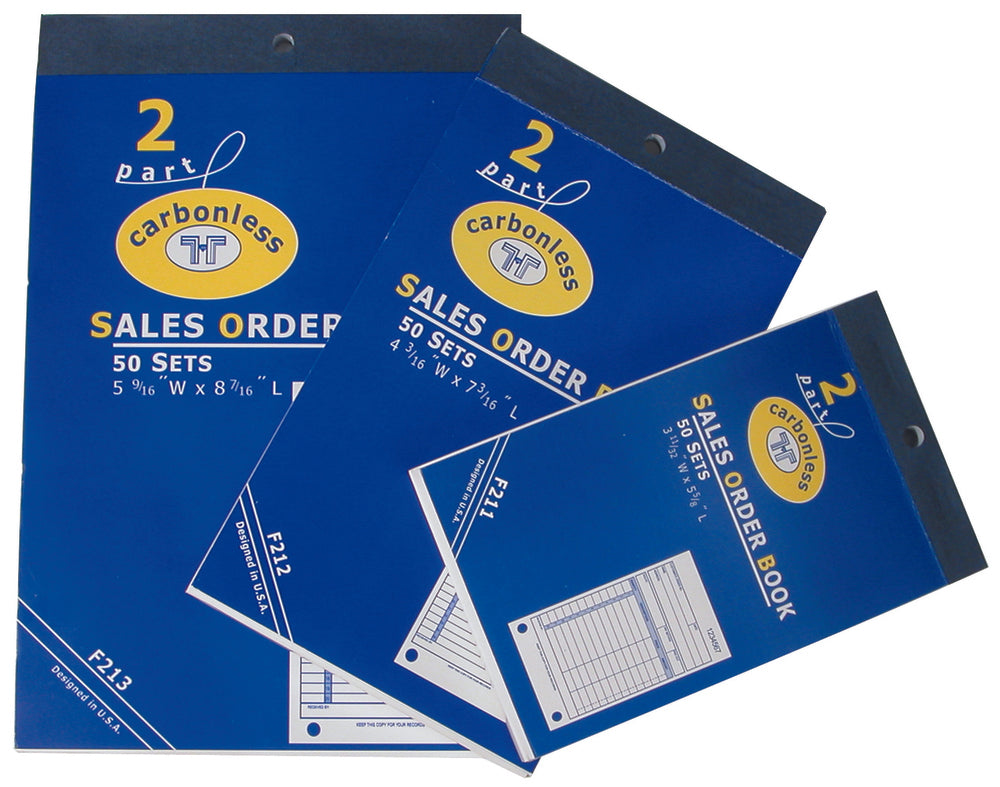 Large 2-Part Sales Order Books