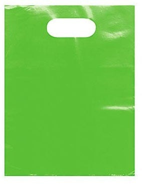 Lime 12" x 15" Patch Handle Bags (100 Bags/Pk)