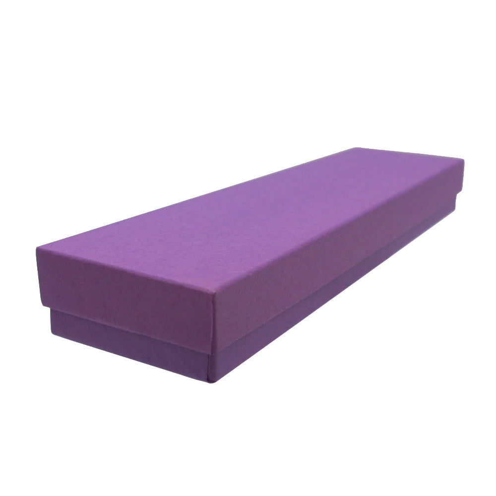 Purple Kraft Cotton Filled Boxes - (10 Boxes/Pack)