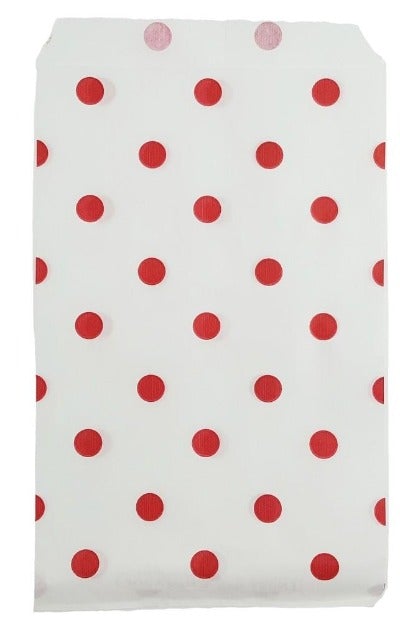 Polka Dot Pattern Paper Bags -100Bags/Pack