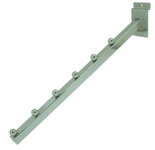 Slatwall 6 Ball Waterfall Square Tubing