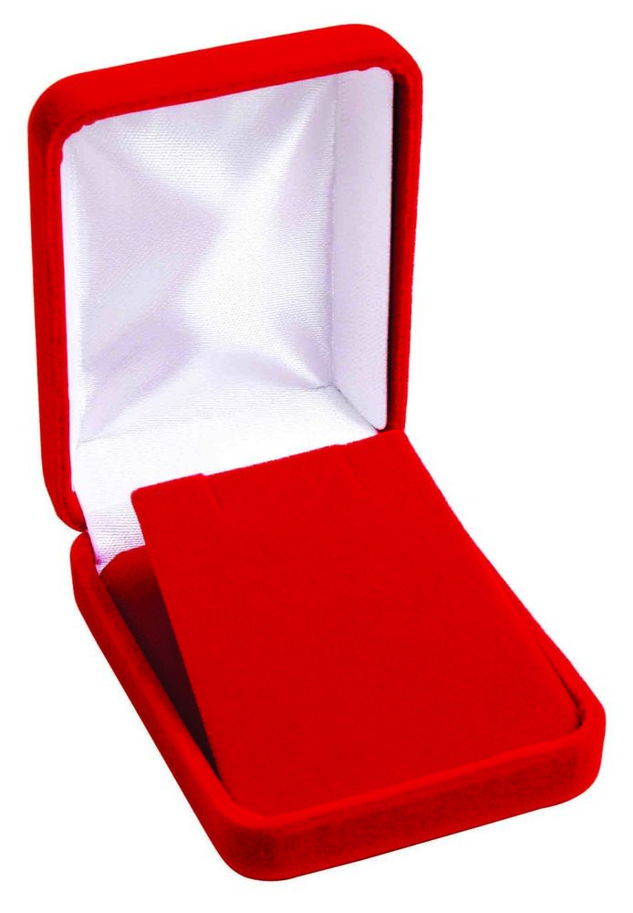 Classic Red Velvet Large Pendant/Earring Gift Box