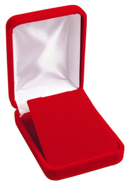 Classic Red Velvet Large Pendant/Earring Gift Box