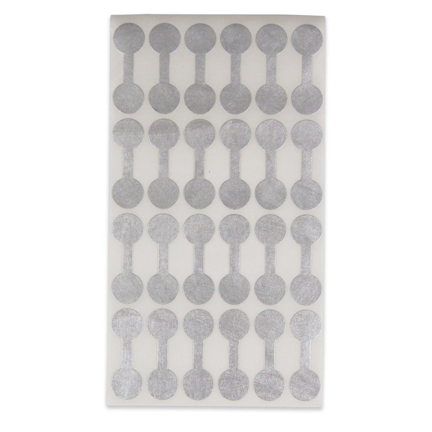 100 Qty - Tyvek dumbbell Jewelry Price Tags for pricing and identification.