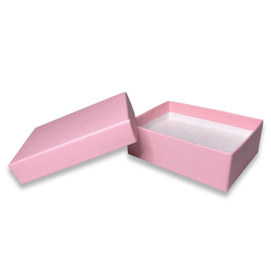 N'icePackaging - USA Manufactured Light Sunset-Pink Cotton Filled Gift Boxes - Size 3" x 2 1/8" x 1"