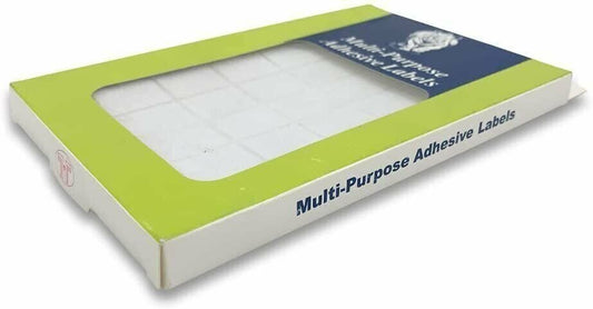 1020 All Purpose Self Adhesive Plain Rectangular White Labels - Easy Use -...