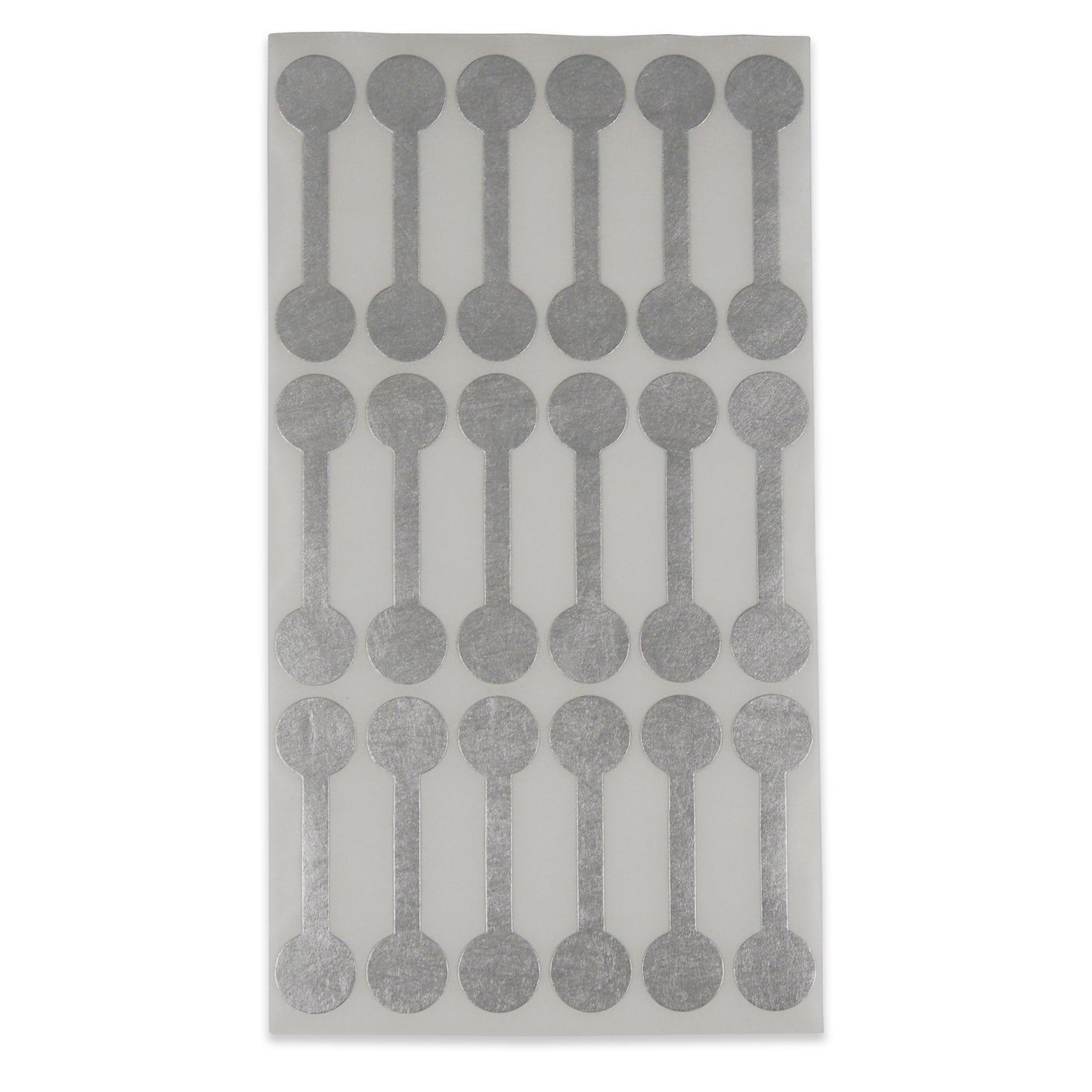 100 Qty - Tyvek dumbbell Jewelry Price Tags for pricing and identification.