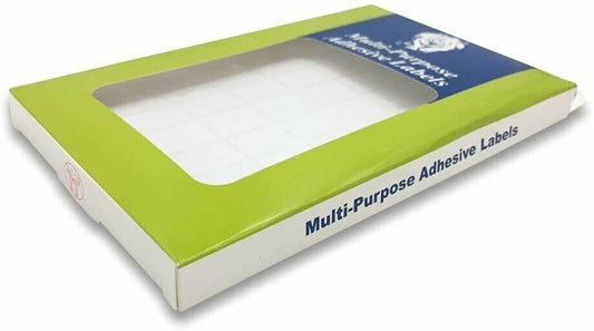 1008 All Purpose Self Adhesive Plain Rectangular White Labels - Easy Use -...