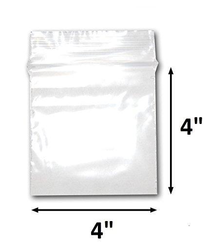 Re-Sealable 2-mil OPP Zipper Lock Packaging & Storage Bags for Merchandise/Handmade Jewelry/Cards/Coins/Crafts/Foods/Candles High Clarity