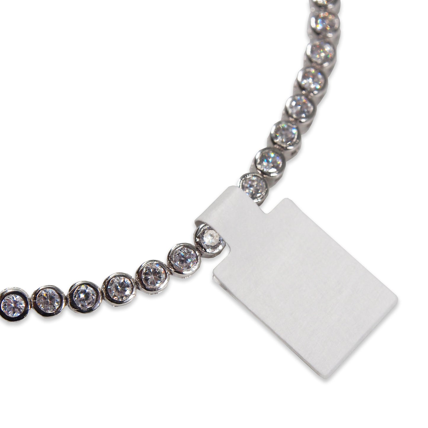 100 Qty - Tyvek dumbbell Jewelry Price Tags for pricing and identification.