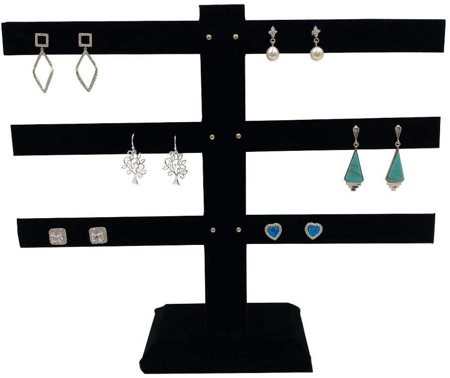 8 Pair Cloud White Earring Bar Display Rack - For Sales / Merchandising / Home Jewelry - N'icePackaging