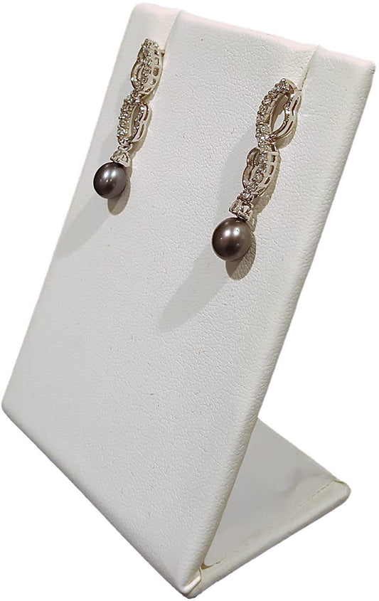 Multi-Pack - Pendant Chain Necklace Display Stand 3.5" Tall Leaning Earring Stand Jewelry Display