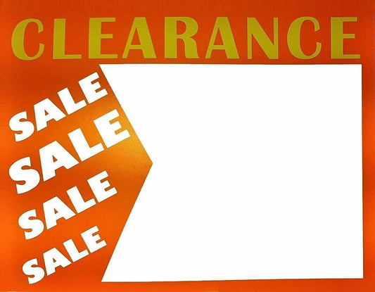 7" x 5.5" Writable Paper Retail Store Price Signs Heavy duty cardstock.