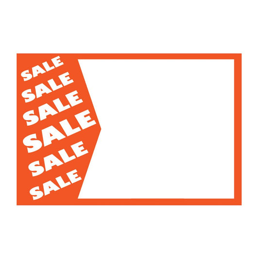 Small Paper "SALE SALE SALE" Store Message Sign (50Pcs/Pack)