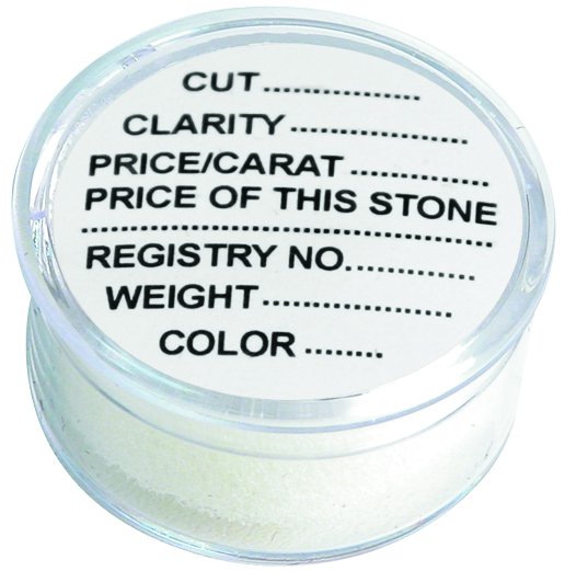 N’icePackaging – 2 Qty – 50 Gem Jar Foam Tray Insert with Matching Plastic Stackable Tray – Also Includes 250 Adhesive Gem Jar Info Labels