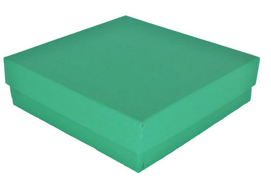 N'icePackaging – Imported Teal Blue Cotton Filled Gift Boxes - for Bangles/Bracelets/Small Watches & Earrings - 3 1/2" x 3 1/2" x 1"