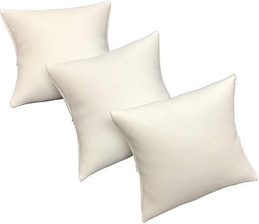 White Leatherette Watch/Bangle Pillow Display -for Sales/Merchandise/Crafts/Storage