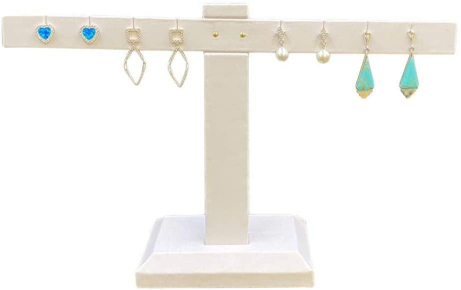 12 Pair Cloud White Earring Bar Display Rack - For Sales / Merchandising / Home Jewelry - N'icePackaging