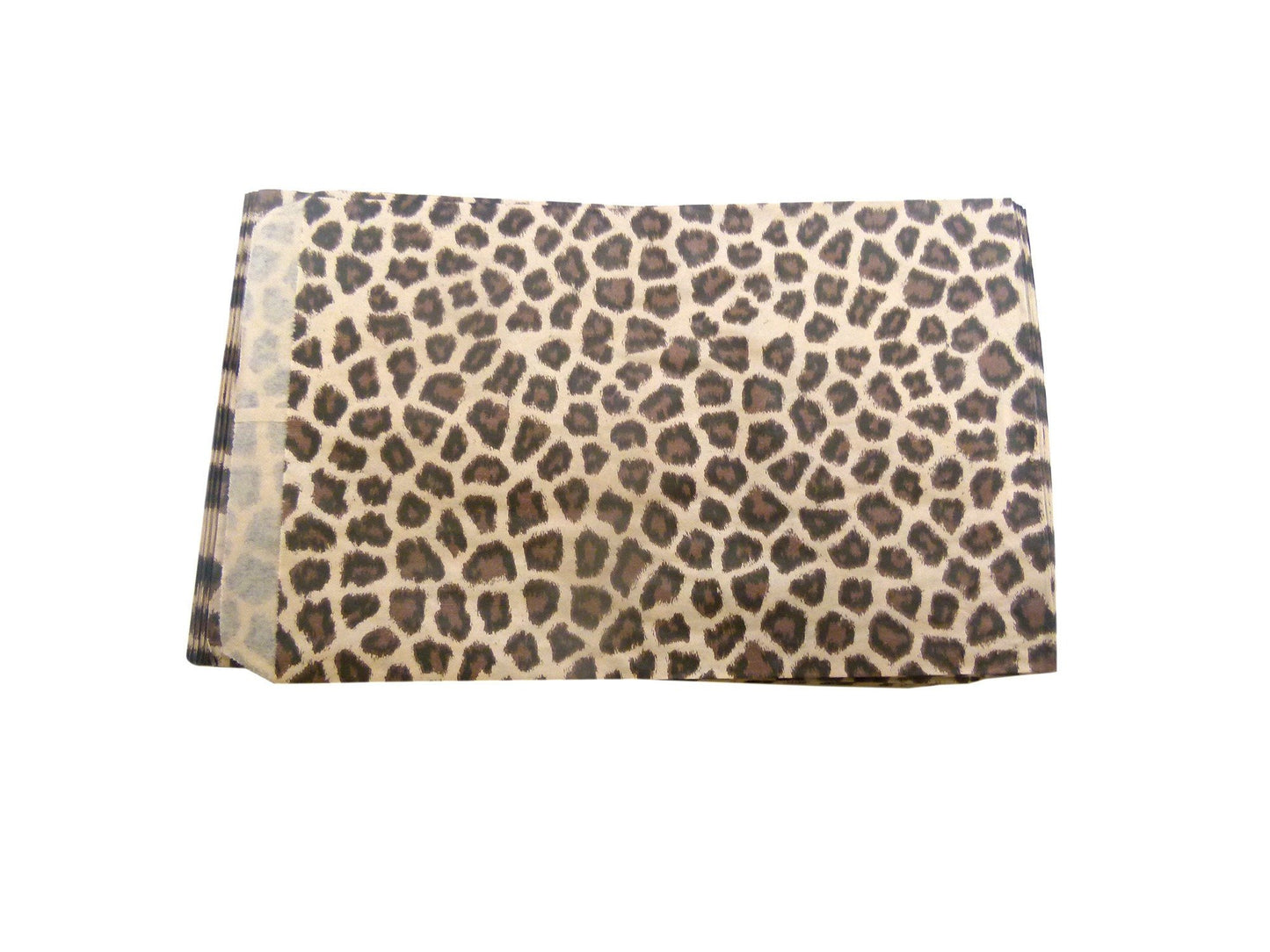 50 Qty 8.5" x 11" Cheetah Leopard/Zebra Flat Plain Paper or Patterned Bags for candy, cookies, merchandise, pens, Party favors, Gift bags