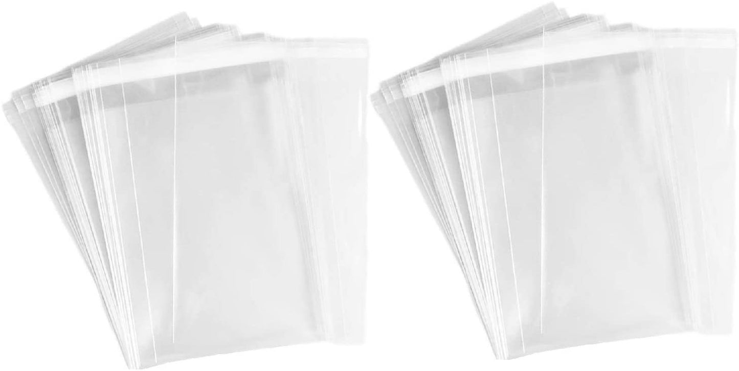 200 (4" x 6") Pcs Clear Flat Cello/Cellophane Bags Good for Candies, Cookies, Bakery Goods, Soap, Other Goodie Treats (4" x 6" (101.6" x 152.4))