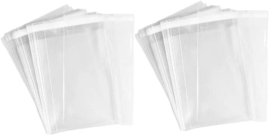 200 (4" x 6") Pcs Clear Flat Cello/Cellophane Bags Good for Candies, Cookies, Bakery Goods, Soap, Other Goodie Treats (4" x 6" (101.6" x 152.4))