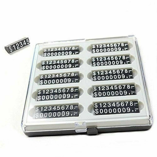 N'icePackaging - 200 Qty White Jewelry Pricing Cube Angled Set, Small Angled Pricing Block Kit