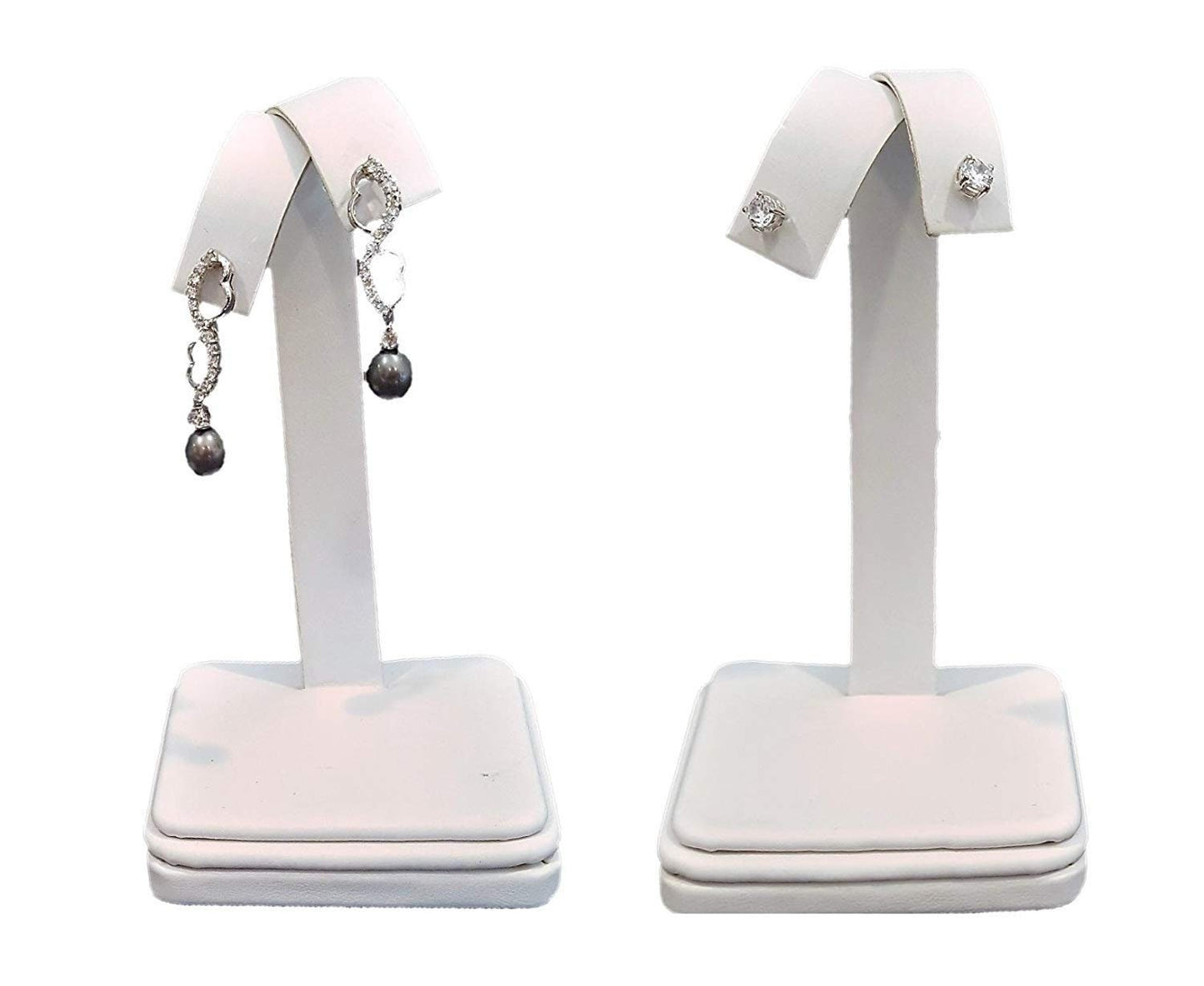 Earring Tree Display 4.25H Fan-Out Jewelry Holder Stand available in black or white