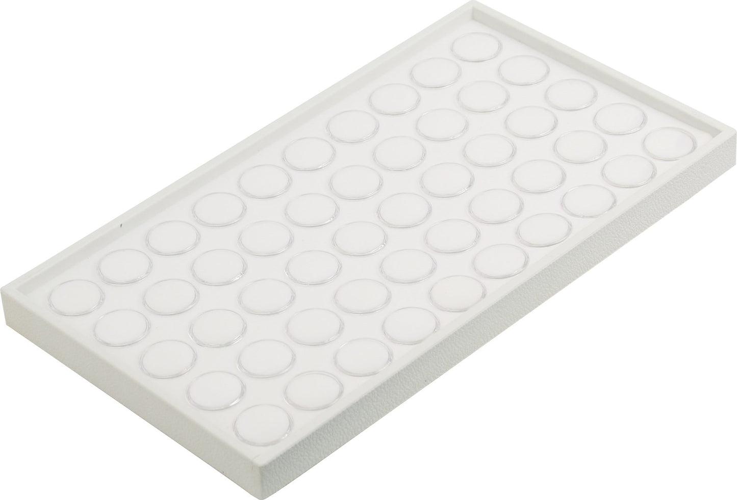 N’icePackaging – 2 Qty – 50 Gem Jar Foam Tray Insert with Matching Plastic Stackable Tray – Also Includes 250 Adhesive Gem Jar Info Labels