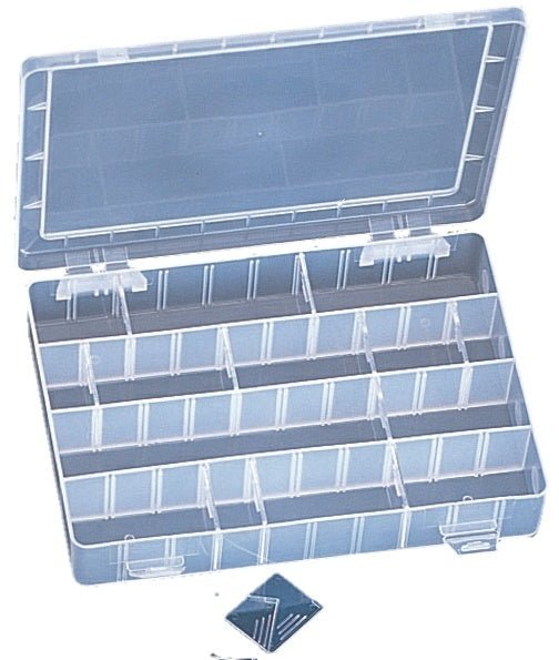 16 Compartment with 12 adjustable dividers