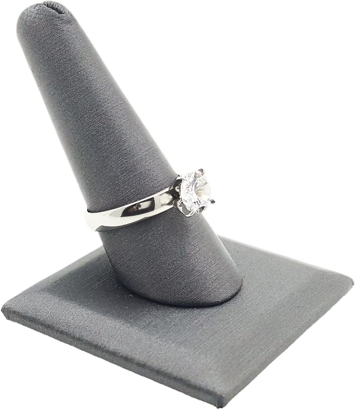 5-Pack Single Finger (2"x2"x2.25"H) Showcase Finger Ring Display Finger Multi-Ring Jewelry Stand